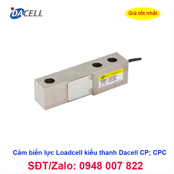 Cảm biến lực Loadcell kiểu thanh Dacell CP-K300, CP-K500, CPC